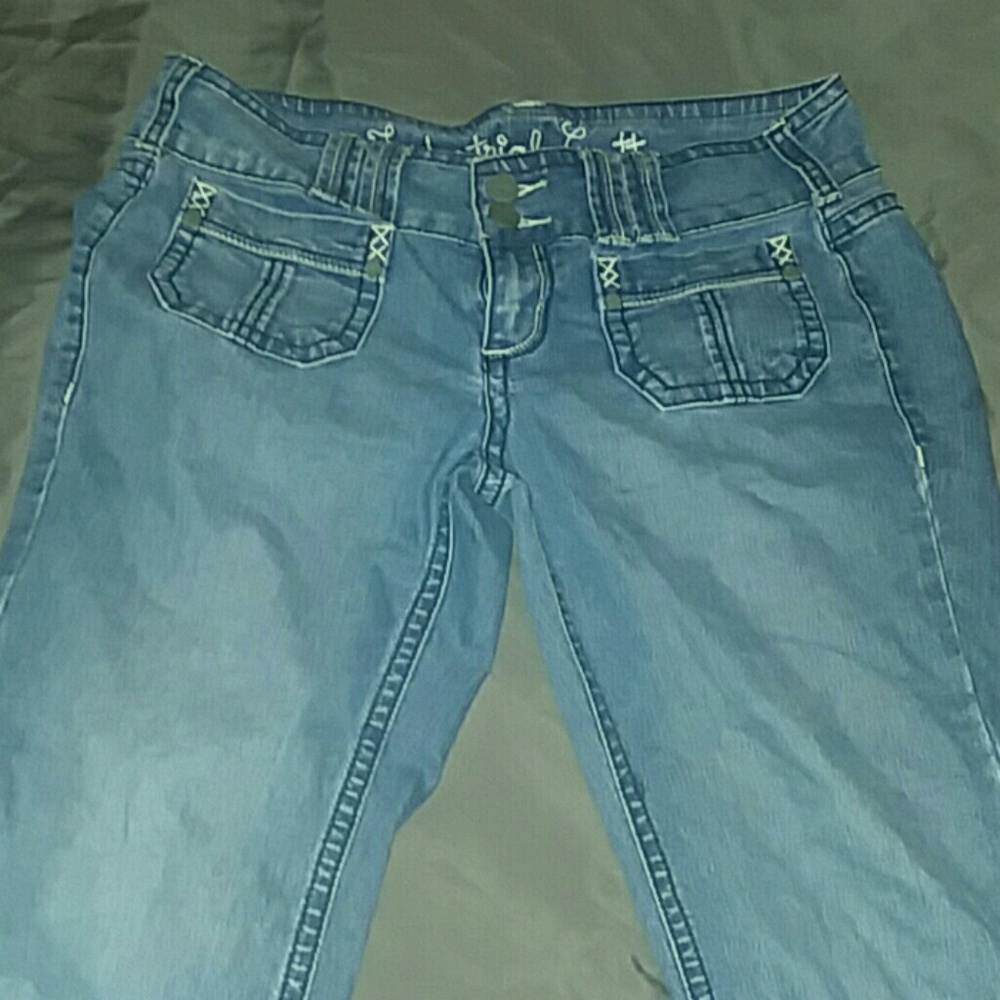 Industrial Cotton Stretch Jeans Size 11